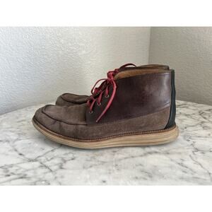 Cole Haan Lunargrand Mens Suede Leather Chukka Boots Size 10.5